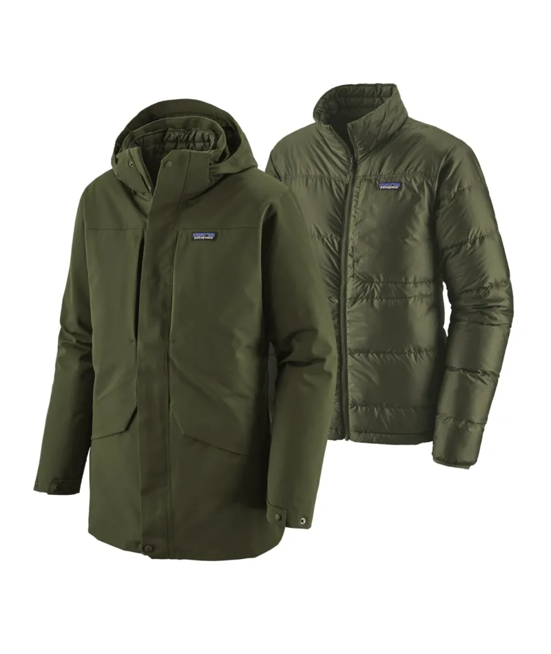 Patagonia Mens Tres 3-in-1 Parka Kelp Forest